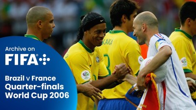 Fifa world cup Quarter Final 2006 Brazil VS France 1st Half