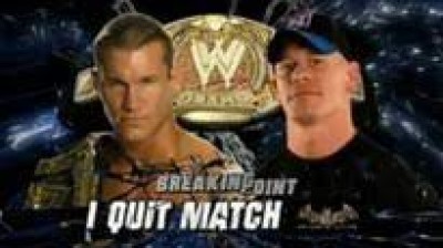 John Cena VS Randy Orton I Quit Match