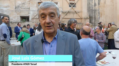 ALCALDESA Y PRESIDENTE DE ATADI TRAS EL ACTO DE INCIO DE LAS FIESTAS