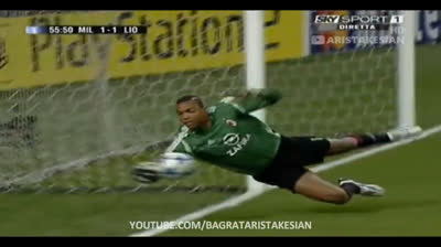 AC Milan v Lyon  3-1 #UCL 2005-06 1⁄4 final - (Sky sport) Massimo Tecca - HD