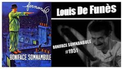 Boniface Somnambule (1951).Fernandel-Louis de Funès.