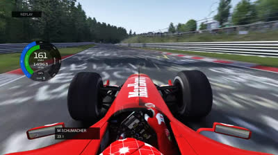 Subjetiva Michael Schumacher Ferrari F-2004 - Nordschleife