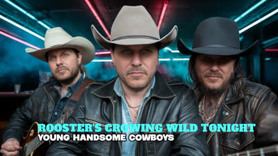 YOUNG HANDSOME COWBOYS - ROOSTER'S CROWING WILD